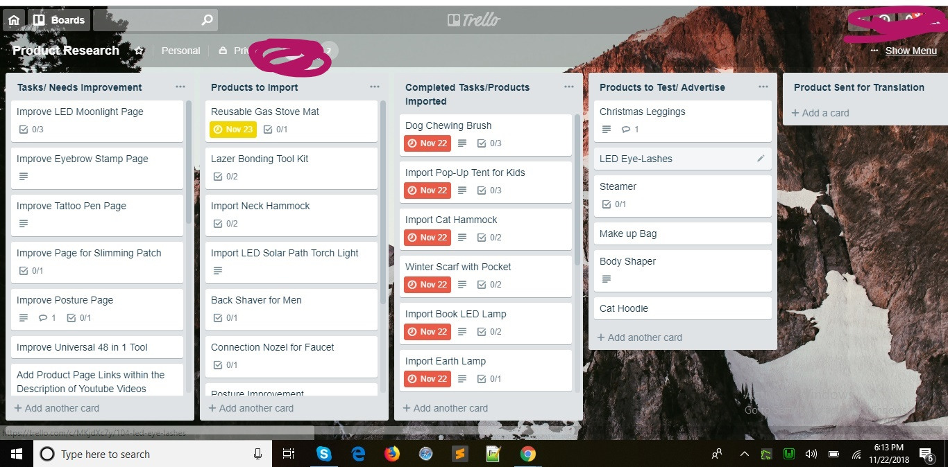 Shopify Product Research